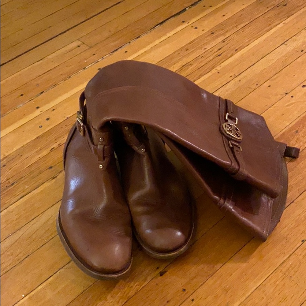 Tory Burch Brown Riding Boots - Picture 4 of 6